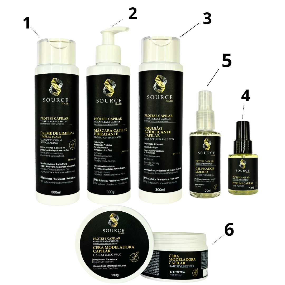 Kit Premium Tratamento Completo Prótese Capilar (6 produtos)