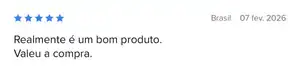Avaliação de cliente 17