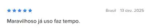 Avaliação de cliente 30