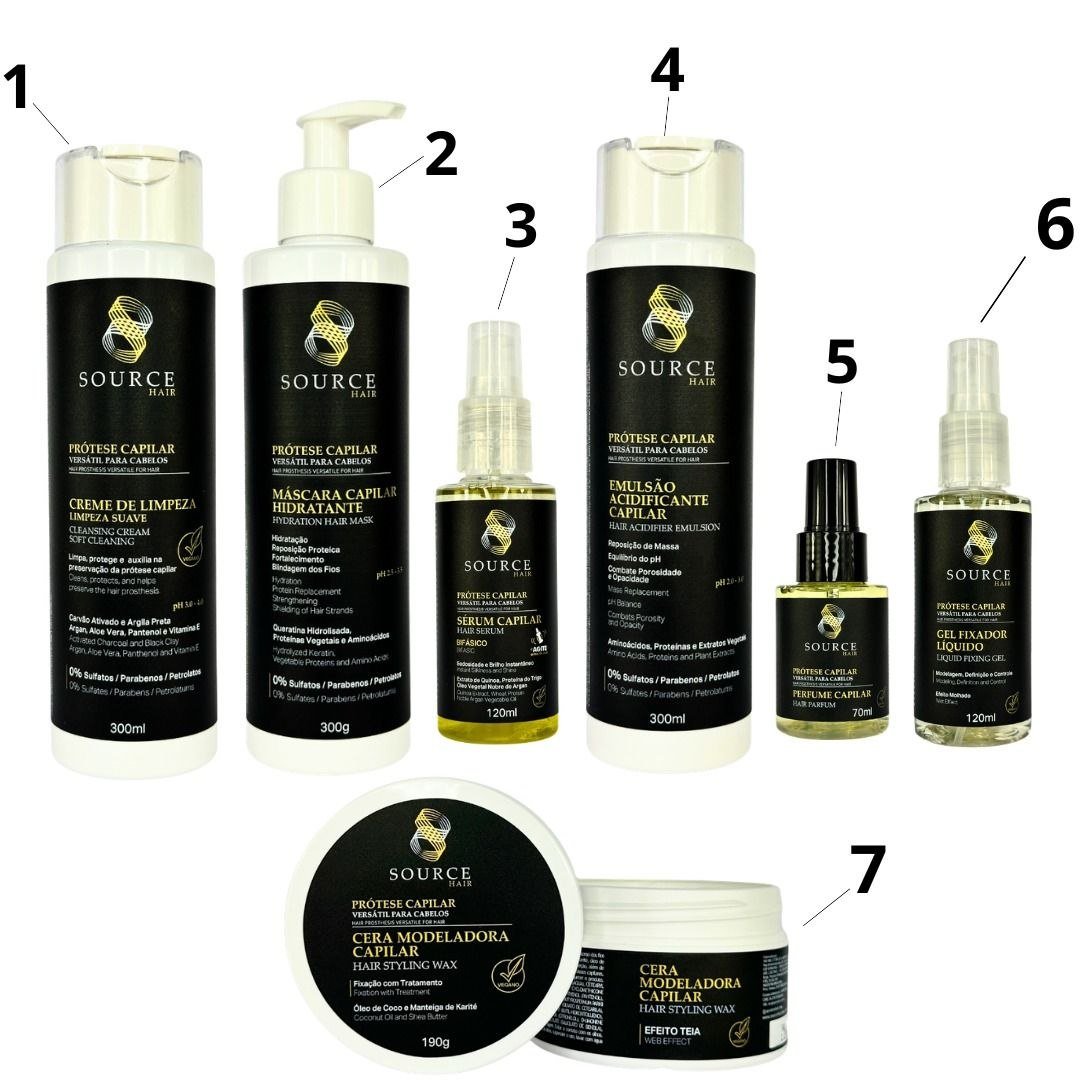 Kit Premium Tratamento Completo Prótese Capilar (7 produtos)